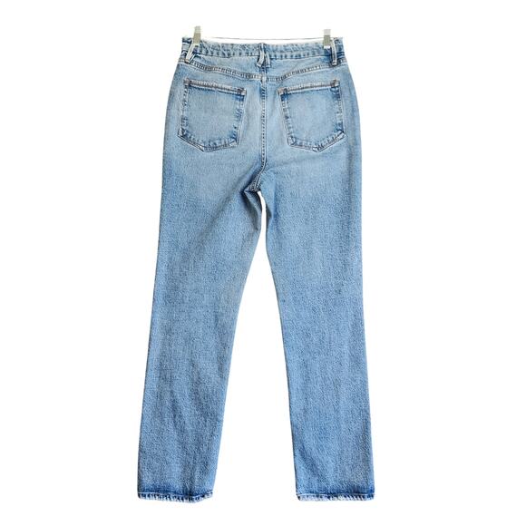 Good American Light Blue Straight Leg Jeans - Picture 6 of 15